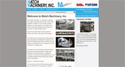 Desktop Screenshot of matchmachinery.com